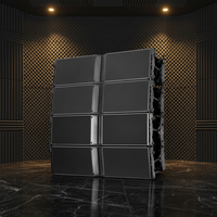 Sistema de Altavoces Line Array de Tres Vías de 12 Pulgadas, para Escenarios Grandes, Audio Profesional para Exteriores, Pasivo de Madera con Neodimio, 2200W, 8ohm, AC