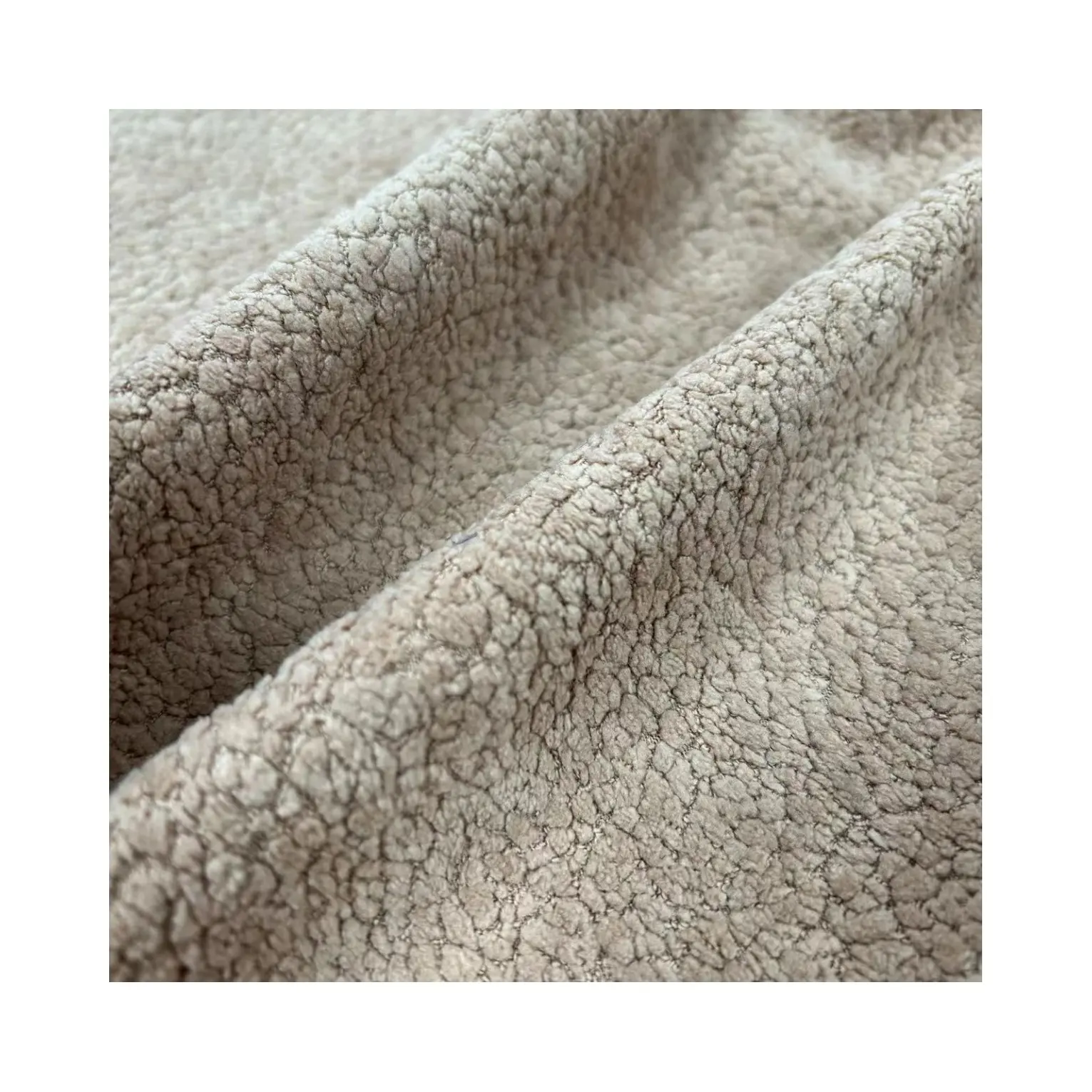 Hochwertiges 100% Polyester Leinen gewebe Chunky Chenille Garn Stoff Sofa material für moderne Sofa polster