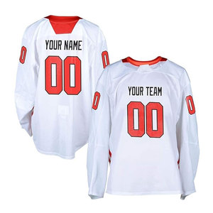 Maillots de football de baseball à manches longues personnalisés sublimés par OEM maillots de hockey sur glace logo personnalisé maillots de style t-shirt uniformes - Product Image 6