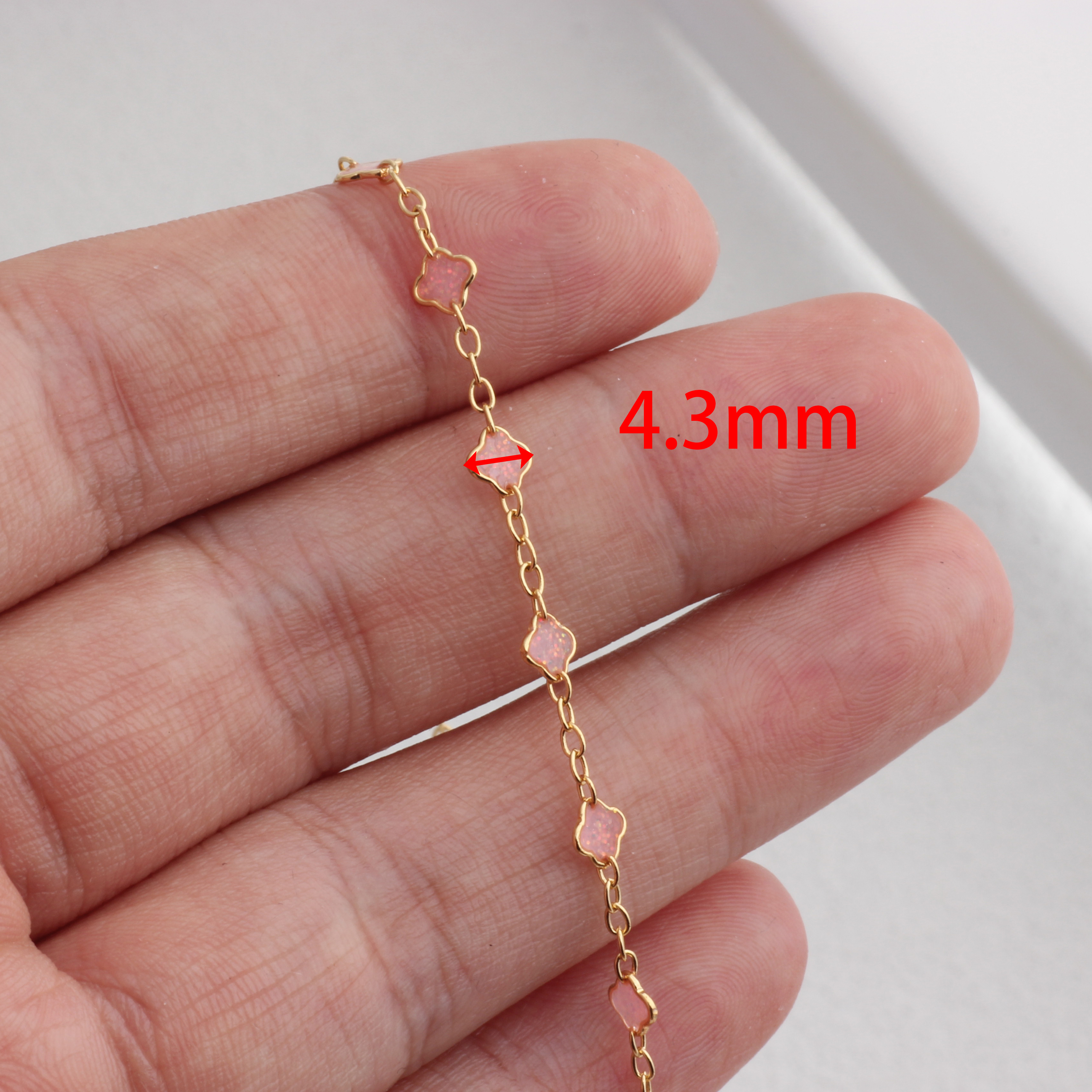 Plaqué Or 14K LK26GFL-43 Rose