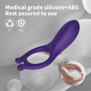 Odeco アダルト ラバー U字型 バイブレーター 超伸縮性 充電式 コックリング ゲイ男性向け Juguetes Sexual 男性用セックストイ - Product Image 2