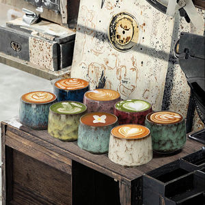 Mug à café en céramique écologique de style Japandi, 200 ml, sans anse, compatible micro-ondes et lave-vaisselle - Product Image 3