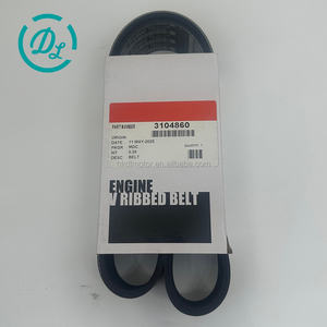 Courroie de ventilateur nervurée EexcavaStart Diesel V 3104860 3681796 12PK1010 pour excavatrices ISX15 QSX15 R800LC-7A – Remplacement durable - Product Image 6