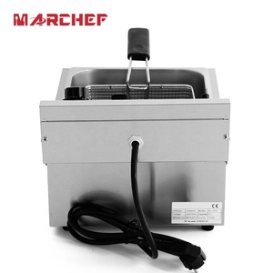 Professionnel certifié CE restaurant table réservoir unique 6.25l industriel banane pomme de terre profonde de poulet frites - Product Image 3