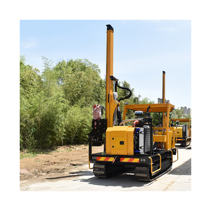 HXR7 Hydraulic Solar Crawler Diesel Screw Piling Unit Helical <b>Pile</b> Hammer Installation Construction <b>Drivers</b> Efficient Solar - Product Image 2