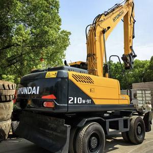 Matériel de construction de machines lourdes d'excavatrice d'occasion d'excavatrice de roue de Hyundai 210W-9T à vendre - Product Image 1