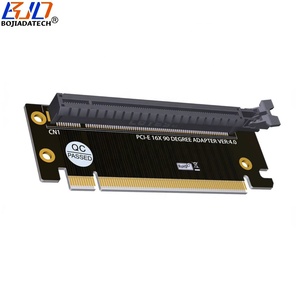 Kartu Adaptor Riser PCI Express PCI-E 4.0 16X ke X16 90 Derajat Grosir Pabrik untuk Casing Komputer Server 2U Tersedia - Product Image 3
