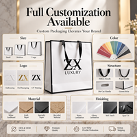 Sacs en papier kraft personnalisés de luxe pour magasins, sacs cadeaux imprimés avec votre propre logo