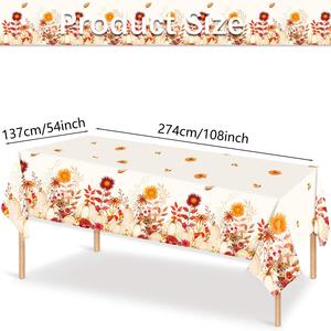 Großhandel Gold Einweg-Papiergeschirr Ahornblatt-Kürbis-Muster, Thanksgiving Einweg-Papier-Tischzubehör - Product Image 6