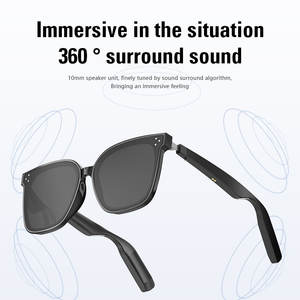 Profitez des lunettes intelligentes Pretty YJ008 avec écouteurs et haut-parleurs, lunettes audio musicales avec Bluetooth, lunettes de soleil - Product Image 6