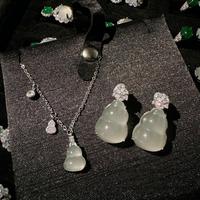 Boucles d'oreilles, colliers et bracelets personnalisés pour femmes, avec perles rondes transparentes et accents de cristal, style élégant, vente chaude