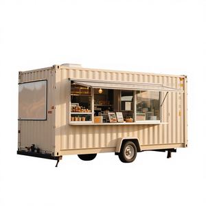 Contenedor de Acero de Lujo Moderno y Transpirable para Cafetería, Bar, Quiosco de Comida, Restaurante - Product Image 1