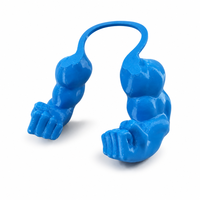 Pendentif fantaisie amusant en forme de bras musclés imprimés en 3D pour chat, accessoire photo original, jouet de blague pour chats et chiens