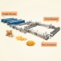 Machine de fabrication de frites frites frites, prix d'usine industriel entièrement automatique