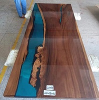 Bois époxy Table 120*60 cm 4 pieds par 2 pieds En Stock Prêt à Expédier table Basse table D'appoint meubles de salon