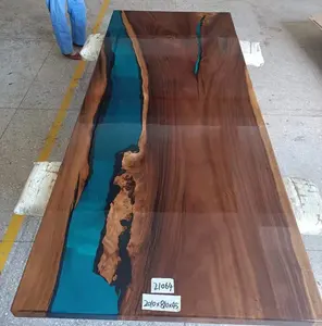 Bàn Gỗ Epoxy 120*60 Cm 4 Feet 2 Feet Trong Kho Sẵn Sàng Vận Chuyển Bàn Cà Phê Bàn Bên Đồ Nội Thất Phòng Khách