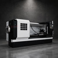 Tour à lit plat CNC entièrement automatique QK1333 pour l'industrie pétrolière, avec un grand alésage de broche de 610 mm, portée de glissière de 380 mm, commande GSK, usage intensif, 380V