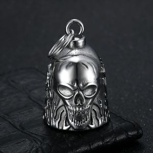 Pendentif Crâne en Acier Inoxydable yunnique, Breloque Thème Moto, Cadeau Unisexe, Accessoire pour Motard - Product Image 1