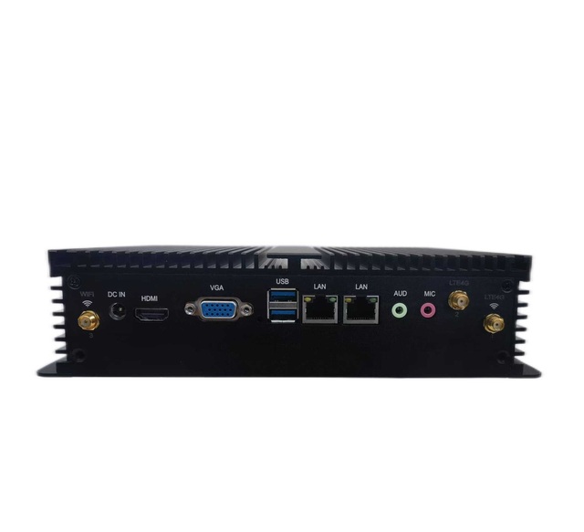 USB Mini POE Industrial Computer Fanless Intel I5-8260u/i5-4287U Dual Gigabit Ethernet 8x SSD DDR4 Linux OS M.2 Win10 Used