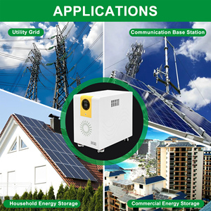 Système solaire hors réseau haute efficacité 12 kW 32 kWh à onde sinusoïdale pure avec MPPT pour appareils électroménagers - Product Image 5