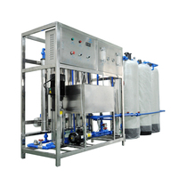 Complete waterproductielijn inclusief blaas-/waterbehandelings-/vul-/etiketteer-/verpakkingsmachine voor nieuwe waterzuiveringsinstallatie
