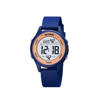 Combinación de colores de moda y de moda, simple y elegante, reloj electrónico de alto valor estético, reloj impermeable multifuncional