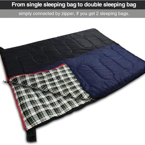Saco <span class=keywords><strong>de</strong></span> <span class=keywords><strong>dormir</strong></span> Sacos <span class=keywords><strong>de</strong></span> <span class=keywords><strong>dormir</strong></span> <span class=keywords><strong>de</strong></span> franela <span class=keywords><strong>de</strong></span> algodón para adultos Clima frío Camping Invierno <span class=keywords><strong>Cero</strong></span> grados Clima cálido - Product Image 6