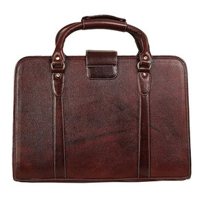 Sac pour ordinateur portable de luxe en cuir véritable de qualité supérieure, fabriqué à la main, pour le bureau, en cuir PU, pour les voyages, sacs pour ordinateur portable 2025 avec plusieurs poches - Product Image 6