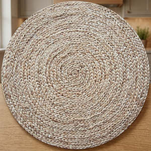 Tapis réversible tressé à la main en jute et laine pour salon, chambre d'enfant, nouveauté, adulte, en polybag, uni, revêtement de sol, Uttar Pradesh 10F - Product Image 5
