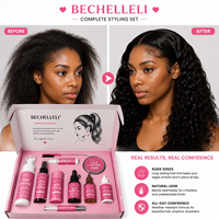 Kit d'installation de perruques professionnel OEM/ODM 6 pièces, ensemble de colle et spray de fusion HD Lace Invisible Bond, mousse pour tresses pour cheveux naturels 4C