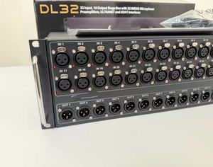 DL32 Caja de escenario de 32 entradas y 16 salidas con preamplificadores de micrófono Midas, interfaz óptica ADAT y mezclador digital multicore para rack - Product Image 1