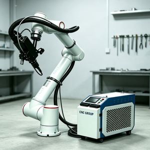 Robot de soudage collaboratif à 6 axes, robot de soudage au laser à fibres, soudeur d'acier inoxydable et d'acier au carbone, certifié CE, fabrication OEM - Product Image 1