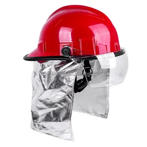 하드 모자 휴대용 안전 헬멧 소방관 난연 화재 헬멧