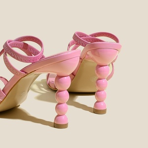 Sandales pour femmes, été 2025, nouvelle mode, chaussures sexy à bout carré pour femmes, talons de créateur pour femmes, chaussures d'extérieur - Product Image 4