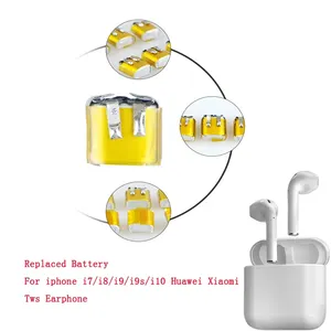 3.7v 50mah 400909 30mah 401010 Rechargeable Lipo Lithium Polymer Battery For Wireless Earphone Speaker Smart Wear