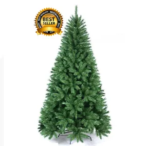 766 Branch Tips 6ft Green PVC alberi di natale artificiali per holiday festival decor Metal Stand Arbre De Noel Navidad 180cm 1.8m