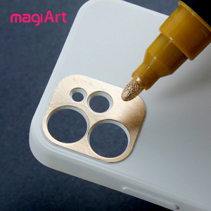 Gương đánh dấu kim loại phản chiếu Bút Đánh Dấu để sửa chữa gương gương đánh dấu Chrome lời khuyên kép có độ bóng cao hiển thị hiệu ứng - Product Image 4