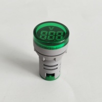 Voltmeter Digital SUPOELE AD101-22VM 22mm 20-500V AC Kelas Akurasi 0.5 Bersertifikasi CE RoHS Arus Maks AC 60A