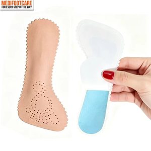 Semelles adhésives pour talons hauts femme, coussinets 3/4 pour talons hauts, antidérapantes, invisibles, fines, en cuir PU, soulageant la douleur - Product Image 4