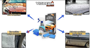 <span class=keywords><strong>Visbella</strong></span> อุปกรณ์ทำความสะอาดรถยนต์ดินน้ำมันอ่อนสำหรับรถยนต์ - Product Image 3