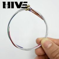 HIVE Use High-quality Aluminum-magnesium Alloy 4/4 Violin String Golden Bead Tip 4 String Violin String