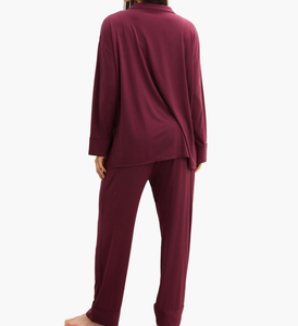 <span class=keywords><strong>Ensemble</strong></span> de pyjamas de maternité et d'allaitement personnalisés à taille élastique, ensembles de vêtements de détente post-partum pour femmes, vêtements de nuit en modal pour la <span class=keywords><strong>grossesse</strong></span> et l'allaitement - Product Image 4