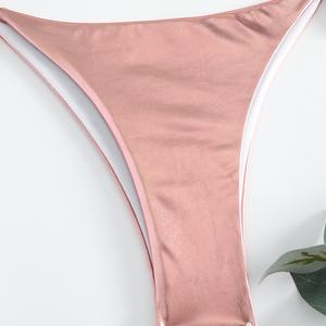Bikini Brasileño Personalizado para Mujer, Sexy, Estilo Y2K, Metálico, de Dos Piezas con Sujetador Push-Up - Product Image 6