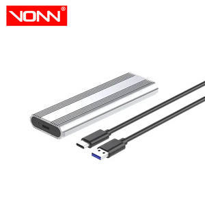 Без инструментов, тонкий алюминиевый корпус NGFF SSD HDD USB-C 3,<span class=keywords><strong>2</strong></span> Gen2 M.<span class=keywords><strong>2</strong></span>, внешний твердотельный корпус - Product Image 1