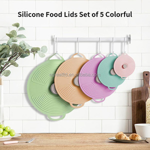 Accessoires de cuisine, couvercles en silicone pour bols, couvercles en silicone pour micro-ondes, couvercles en silicone pour casseroles, pour le stockage des aliments - Product Image 5