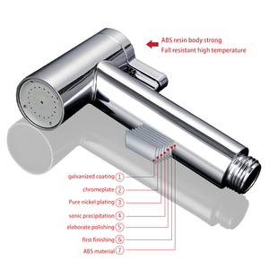Высококачественный пластиковый портативный биде для туалета - Product Image 6