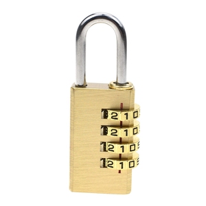 Candado de Contraseña de Cobre de Alta Calidad YH1227, Cuatro Candados de Contraseña de Cobre de Alta Calidad - Product Image 5