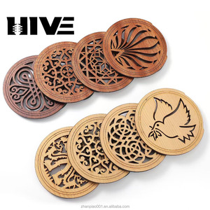 HIVE Cache-sonotéle pour <span class=keywords><strong>guitare</strong></span> folk et électrique 40-41 pouces en bois massif naturel, avec gravure fine, fonction anti-écho et anti-Feedback - Product Image 6