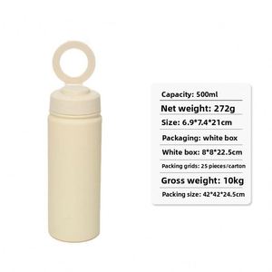 500ml 304 Stainless Steel Vacuum <b>Insulated</b> <b>Cup</b> With Phone Holder Magnetic Lid Space Pot Portable Handle Water Mug - Product Image 6
