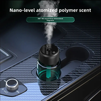 Diffuseur d'huiles essentielles sans eau pour voiture en verre intelligent et diffuseur sans fil, diffuseur de parfum vert, aromathérapie